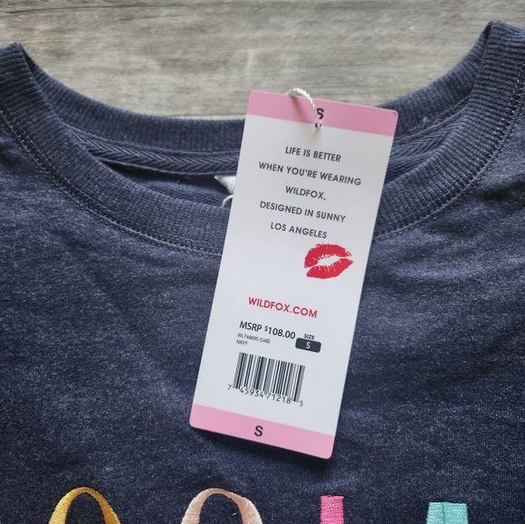 Wildfox SOCIAL sweater NWT - Picture 3 of 9